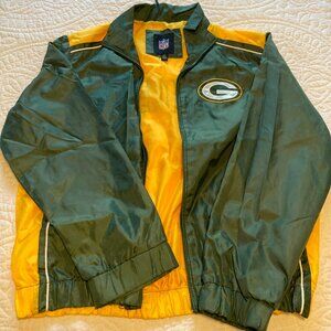 Men's Large Packers Windbreaker